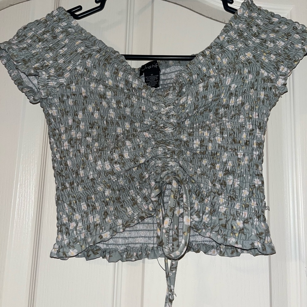 floral crop top